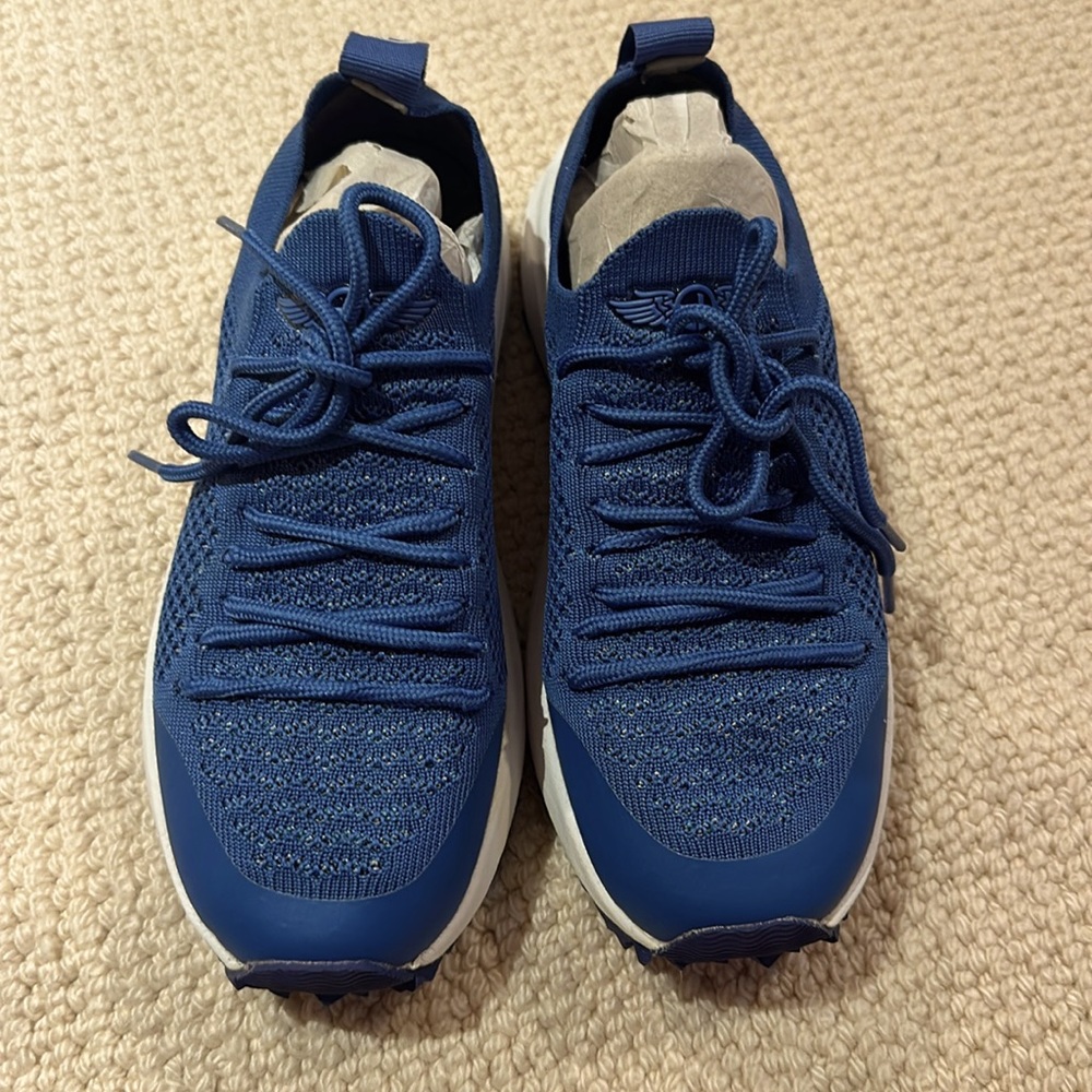 Like NEW 🎉 Sz 7 💙 spikeless golf shoes -Straight Down brand “Swing” - sock fit - Picture 9 of 10